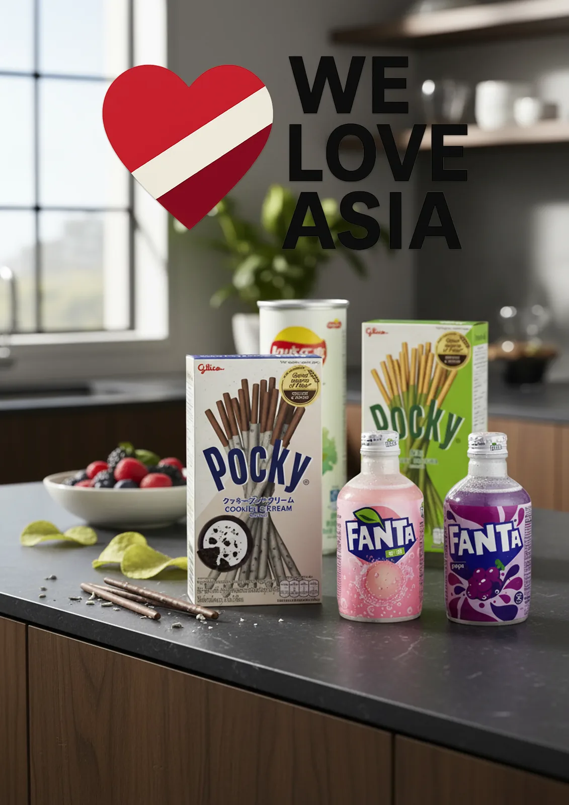 Asian snacks