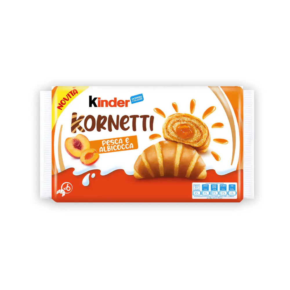 Kinder Kornetti Pesca e Albicocca