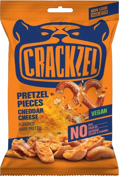 Crackzel Pretzel Pieces Cheddar, 85-g-Beutel