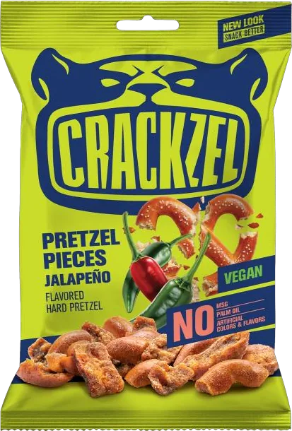 Crackzel Pretzel Pieces Jalapeño, 85-g-Beutel