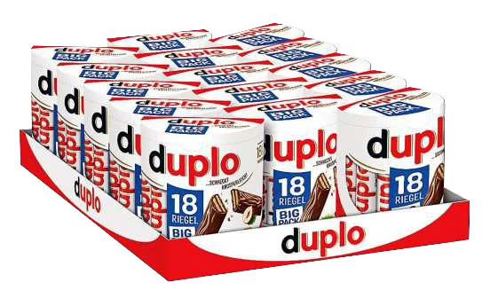 Duplo und Hanuta Großhandel – Riegel palettenweise