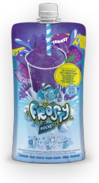 Frosty Pocket Dracula – instant slush with cola, strawberry and vanilla