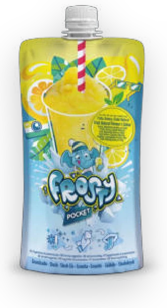 Frosty Pocket Lemon – instant slush in a pouch