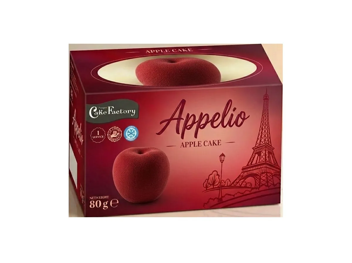 Appelio – Fruit Shape Cake in Apfelform, Vorabmuster