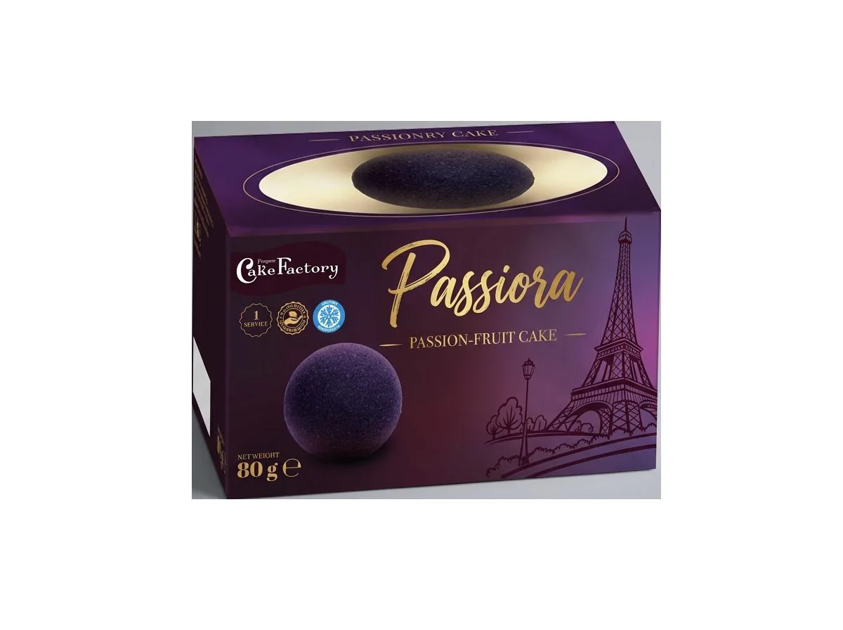 Passiora – Fruit Shape Cake in Passionsfruchtform, Vorabmuster
