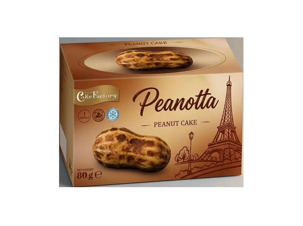 Peanotta – Fruit Shape Cake in Erdnussform, Vorabmuster