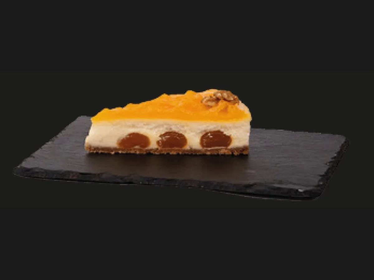 Kürbis-Cheesecake – HORECA Cakes der Frozen Cake Factory, tiefgekühlte Einzelportion