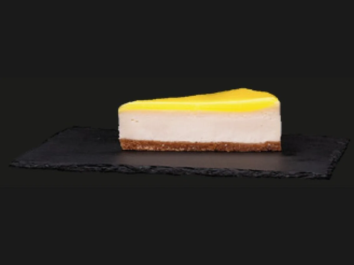 Zitronen-Cheesecake – HORECA Cakes der Frozen Cake Factory, tiefgekühlte Einzelportion