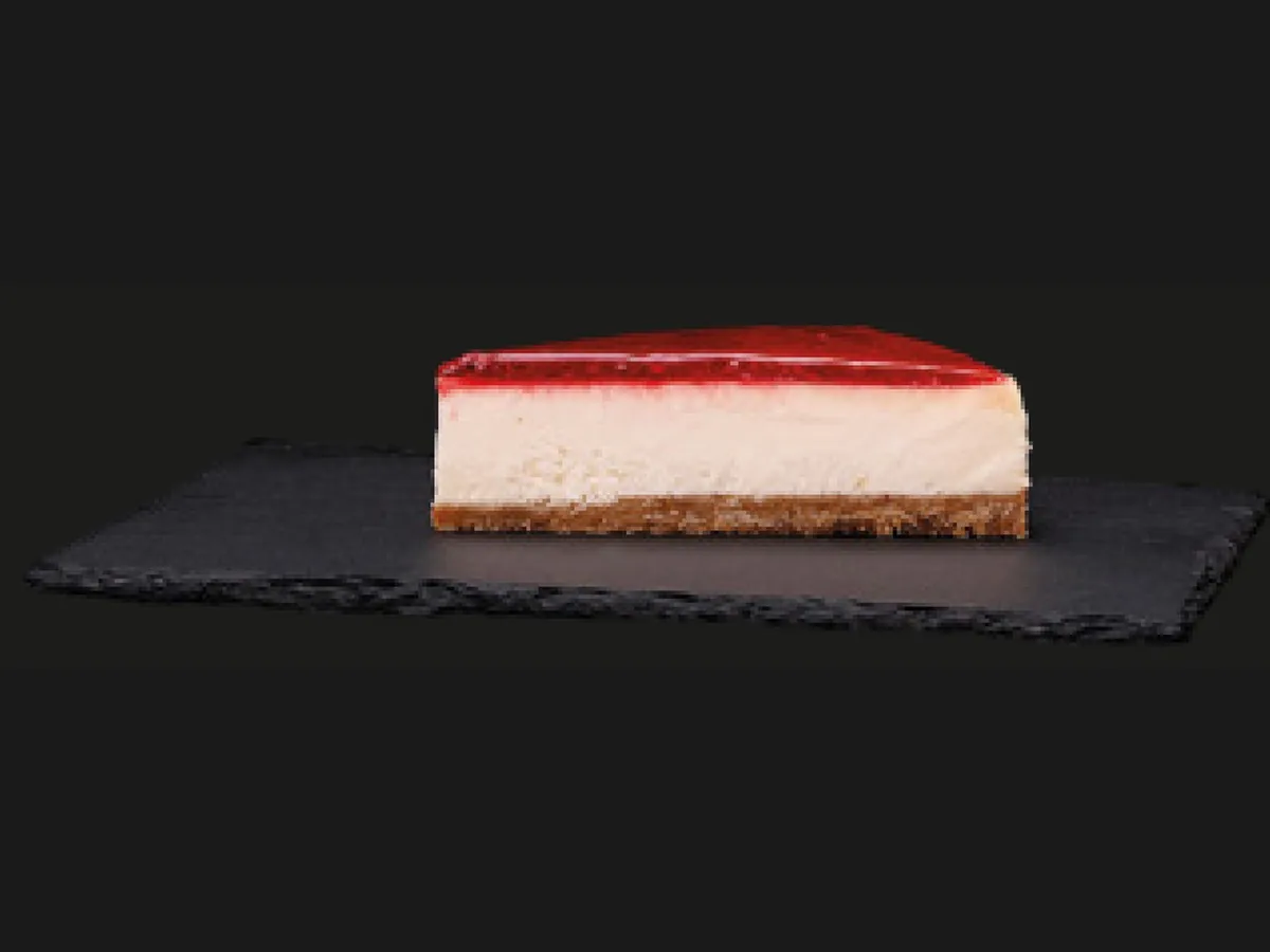 Himbeer-Cheesecake – HORECA Cakes der Frozen Cake Factory, tiefgekühlte Einzelportion