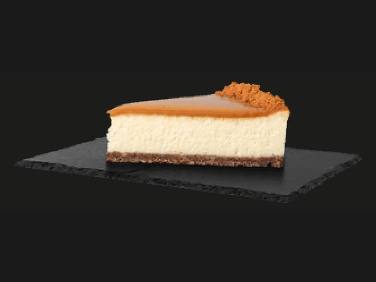 Lotus-Cheesecake – HORECA Cakes der Frozen Cake Factory, tiefgekühlte Einzelportion