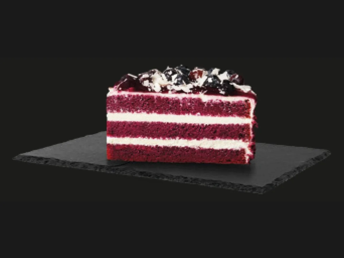 Blaubeer-Zitronen-Torte – HORECA Cakes der Frozen Cake Factory, tiefgekühlte Einzelportion