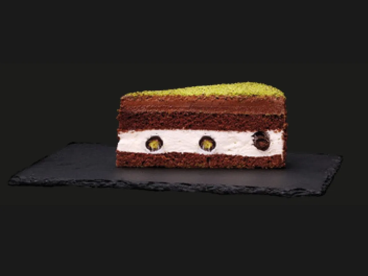 Pistazien-Torte – HORECA Cakes der Frozen Cake Factory, tiefgekühlte Einzelportion