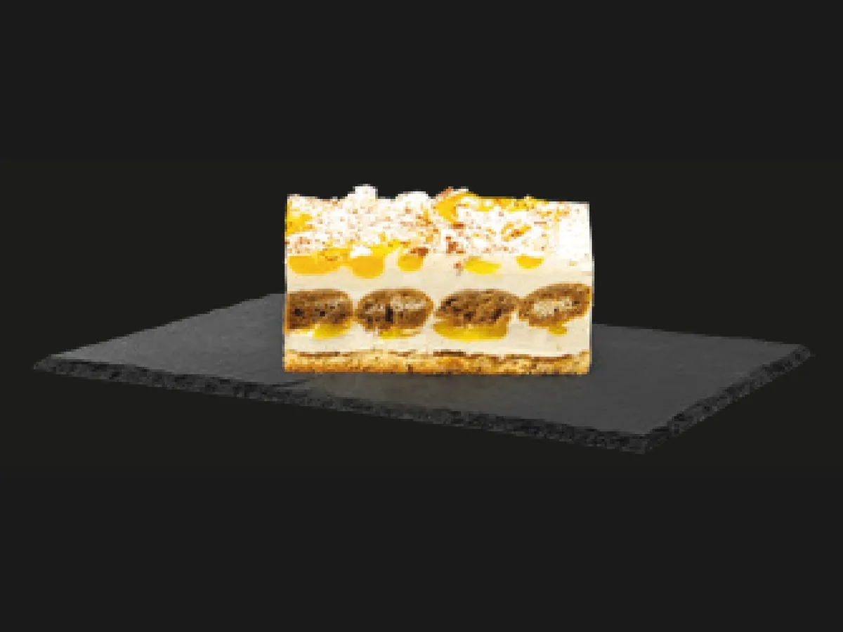 Zitronen-Tiramisu-Würfel – HORECA Cakes der Frozen Cake Factory, tiefgekühlte Einzelportion