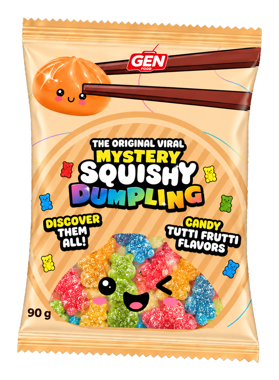 GEN FOOD Candy. Tutti Frutti.