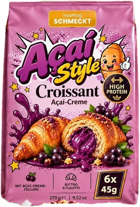 #Schmeckt Açaí Style Croissant