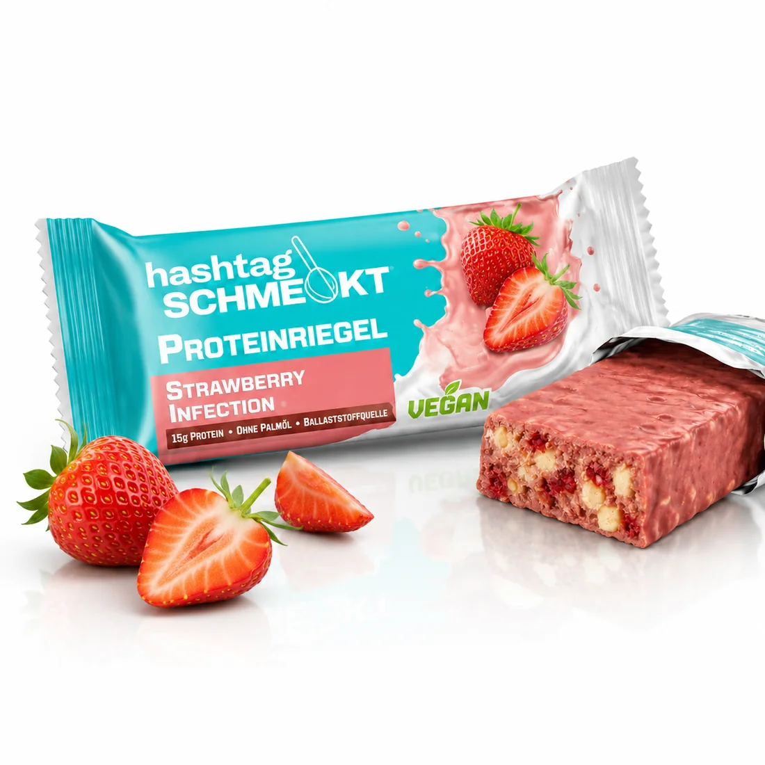 #schmeckt Proteinriegel Strawberry Infection