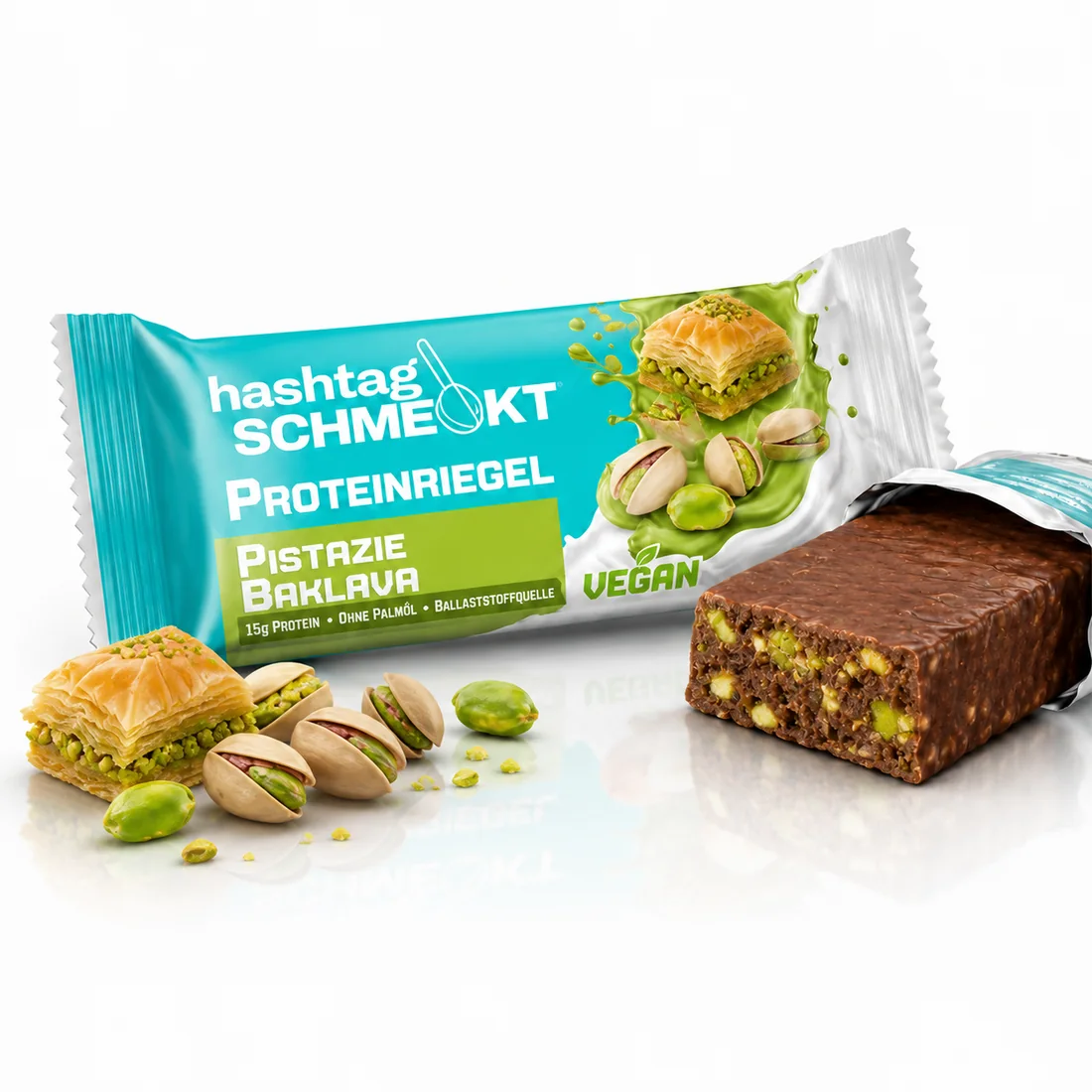 #schmeckt Proteinriegel Pistazie Baklava