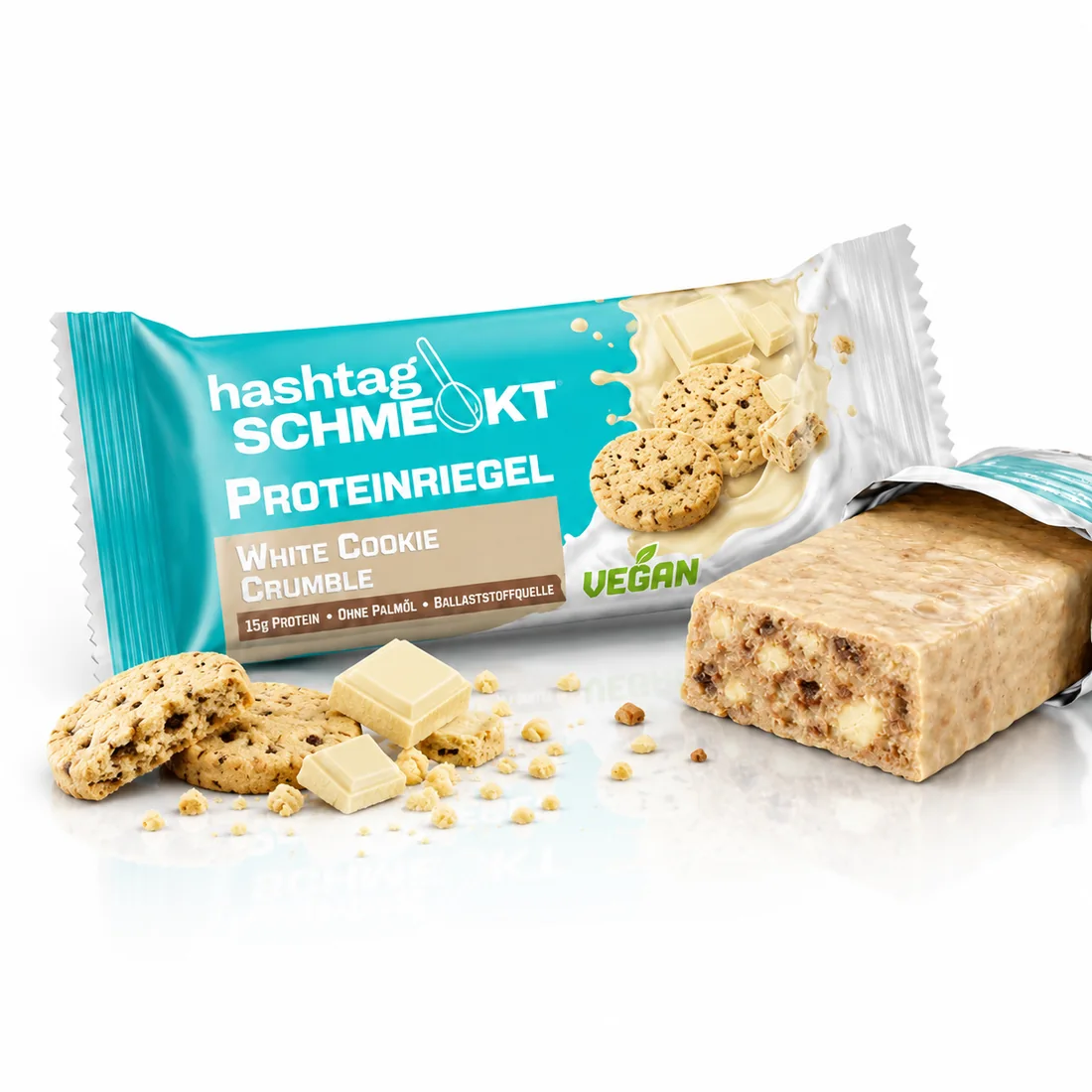 #schmeckt Proteinriegel White Cookie Crumble