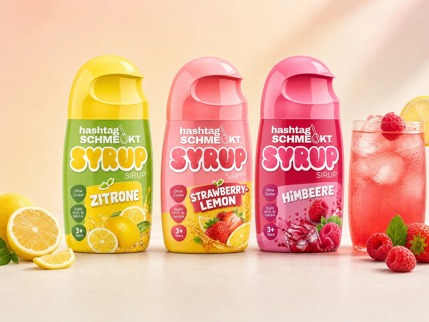 #schmeckt Syrup – 7 Sorten Sirup-Konzentrat ohne Zucker