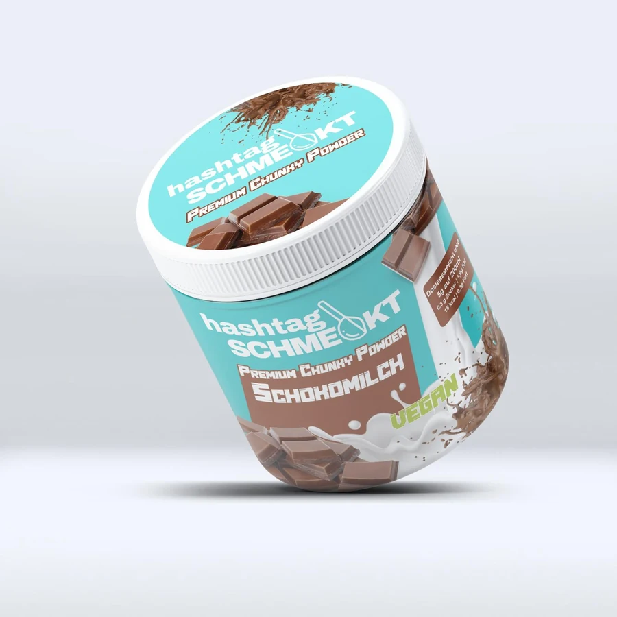 #schmeckt Schokomilch Chunky Powder Dose 400g vegan