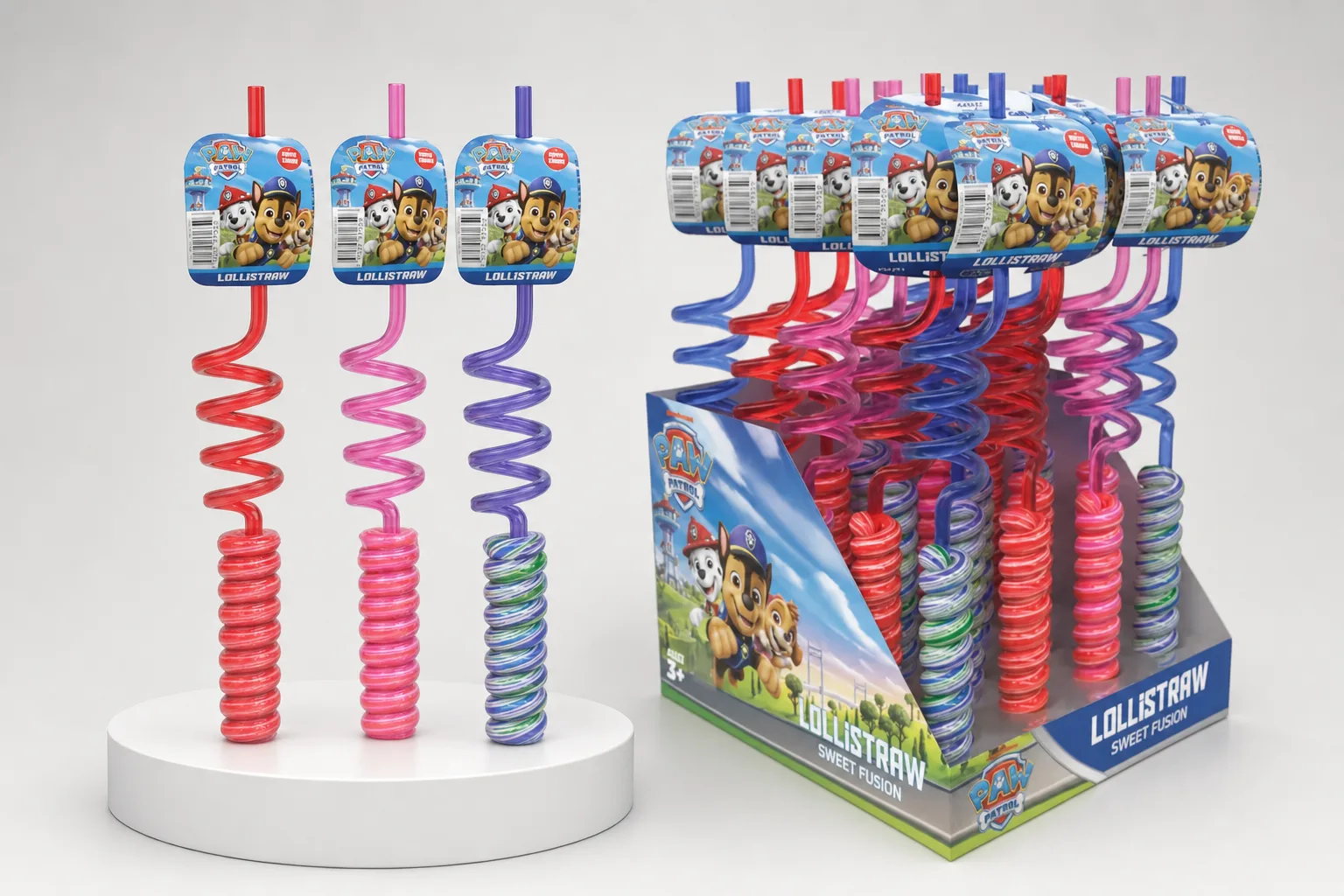 Lizenzprodukte – Paw Patrol Lollistraw + 7 weitere Lizenzmarken