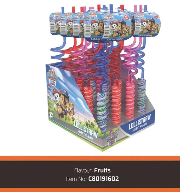 Paw Patrol Lolli Straw