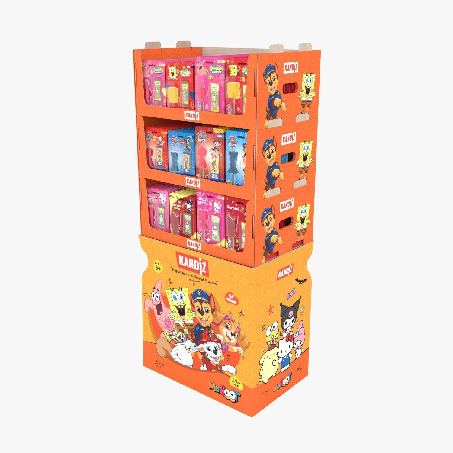 KANDIZ Display seitlich – bedrucktes Paw-Patrol-Seitenpanel des Bodendisplays