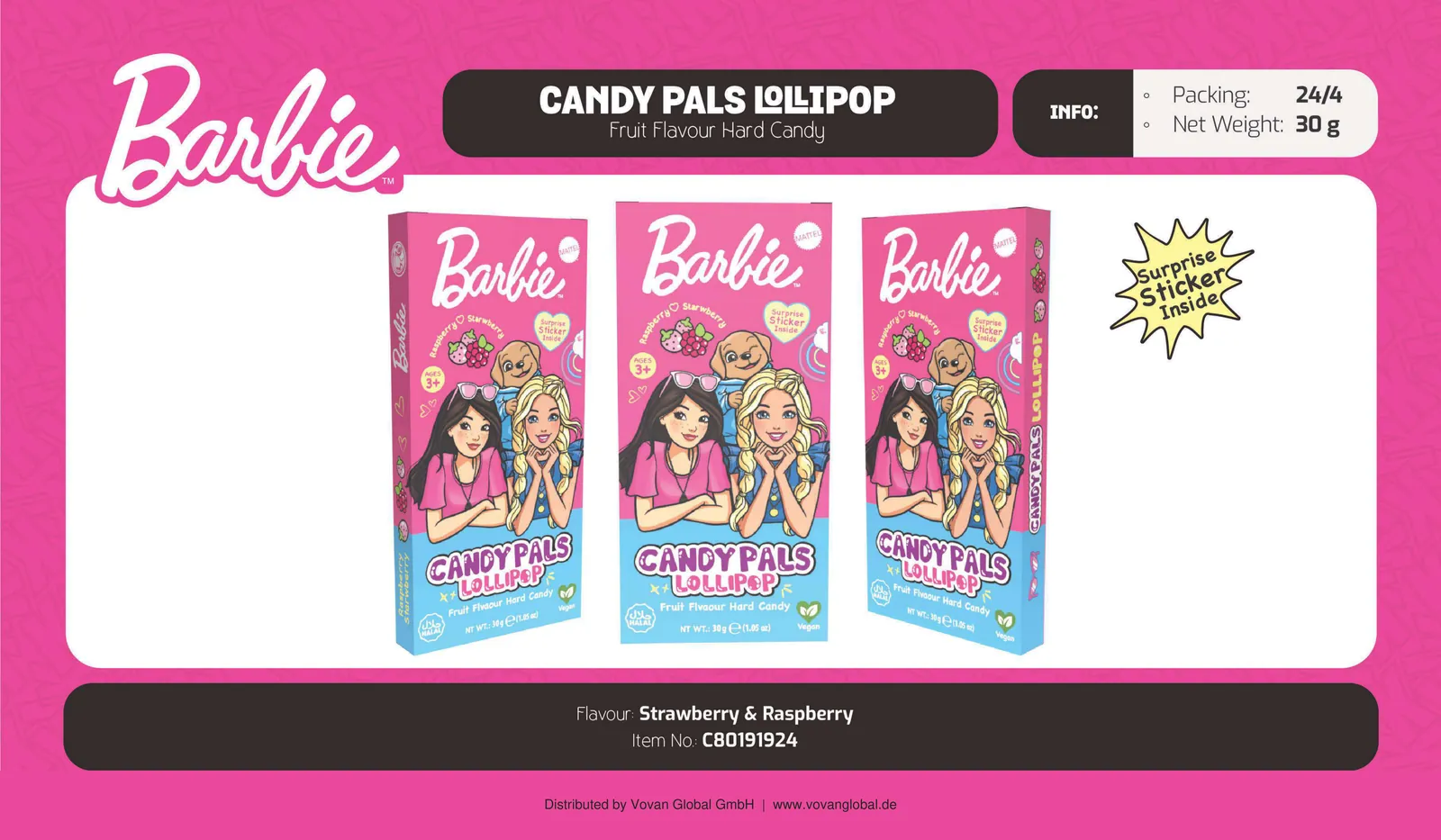 Barbie Candy Pals Lollipop