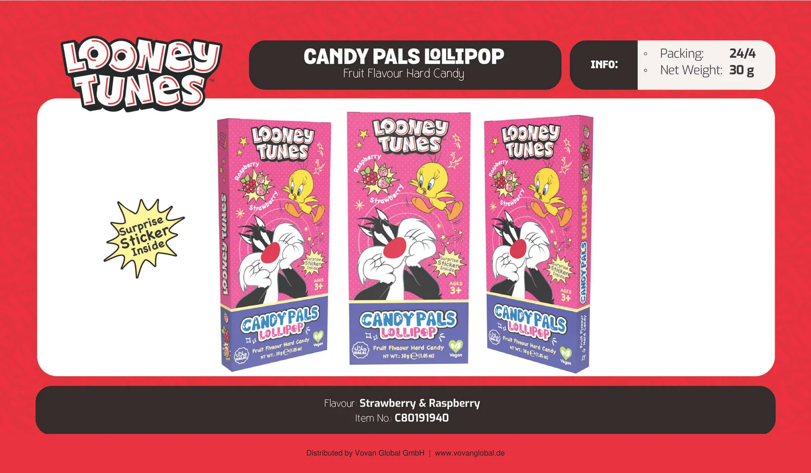 Looney Tunes Candy Pals Lollipop