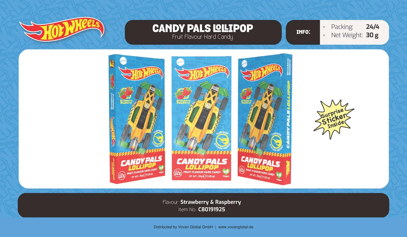 Hot Wheels Candy Pals Lollipop