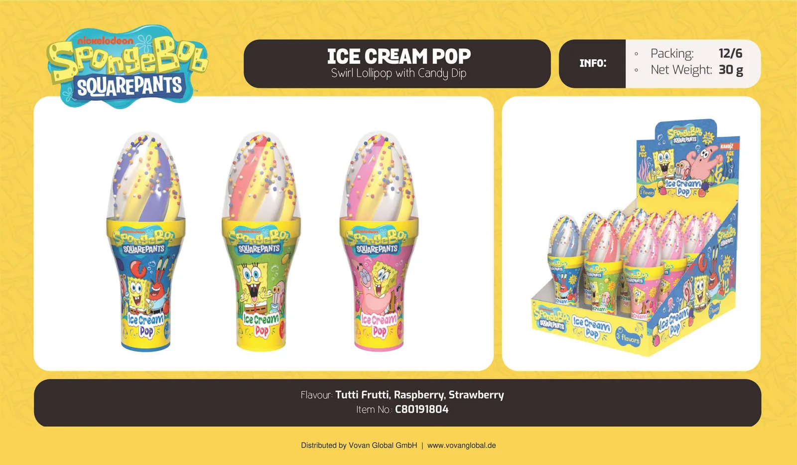 SpongeBob Ice Cream Pop
