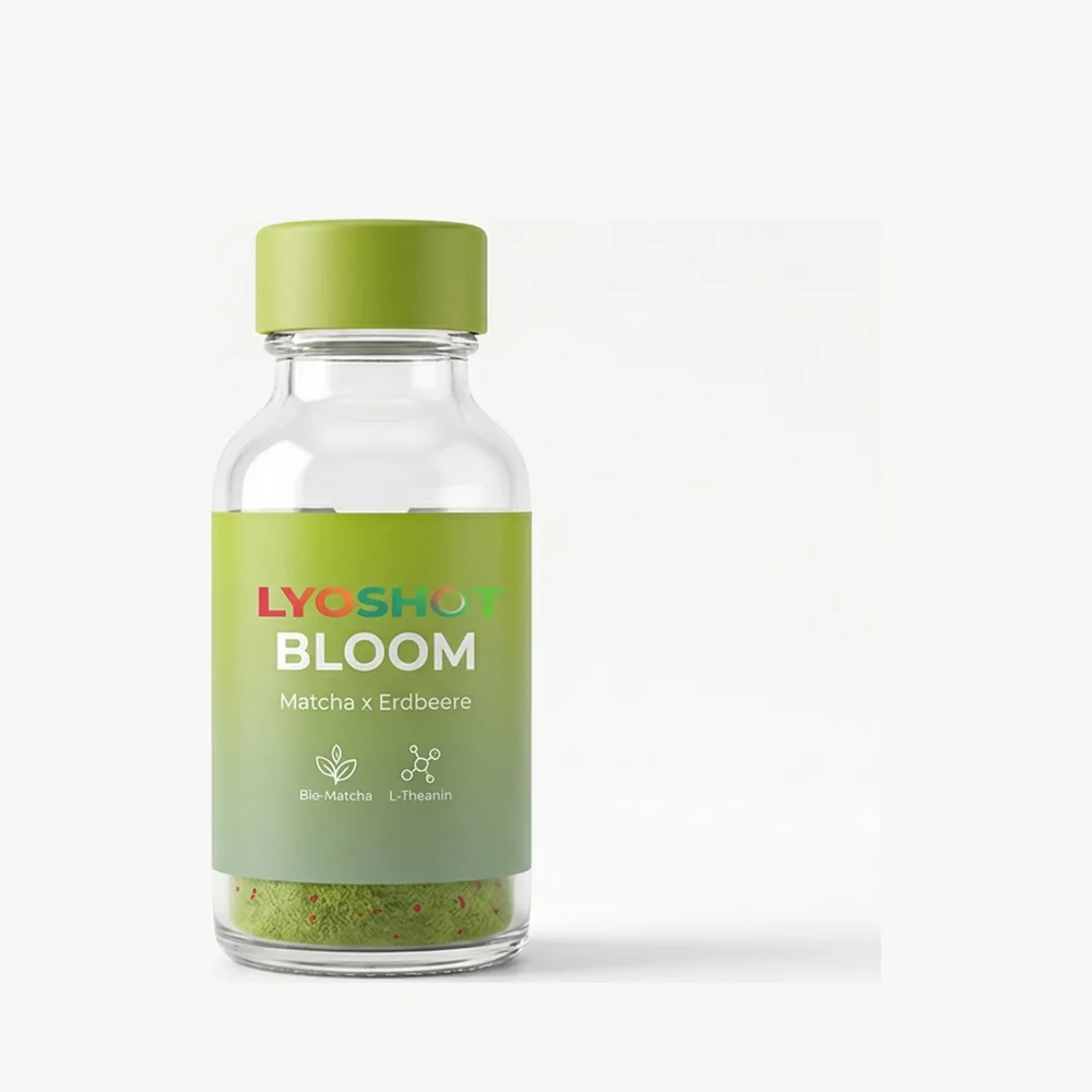LYOSHOT BLOOM – Matcha mal Erdbeere Vitamin-Shot