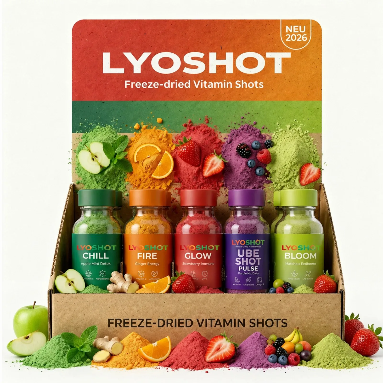 Lycotas LYOSHOT 💧 Freeze-Dried Vitamin Shots | B2B Wholesale | VOVAN