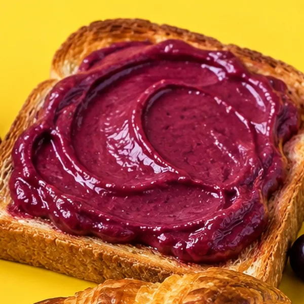 Acai Spread auf Toast bzw. Croissant