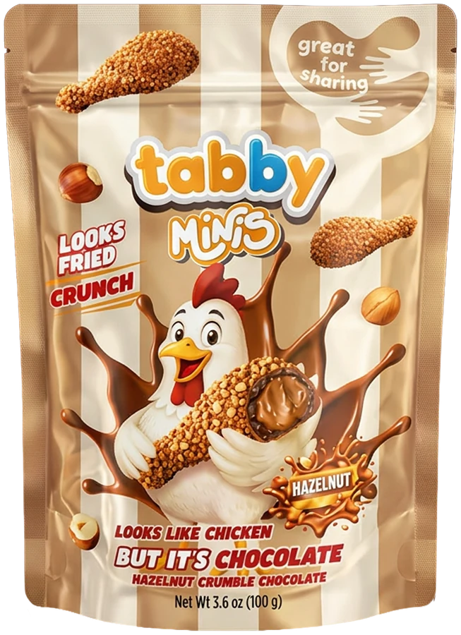 TABBY Drumstick Haselnuss Doypack