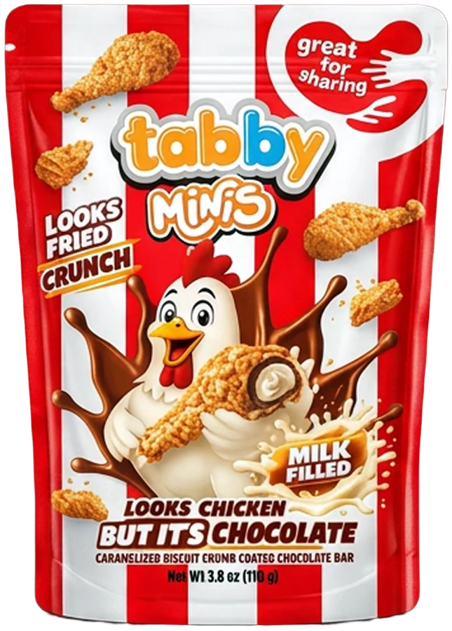 TABBY Drumstick Karamell – 100g Doypack-Beutel