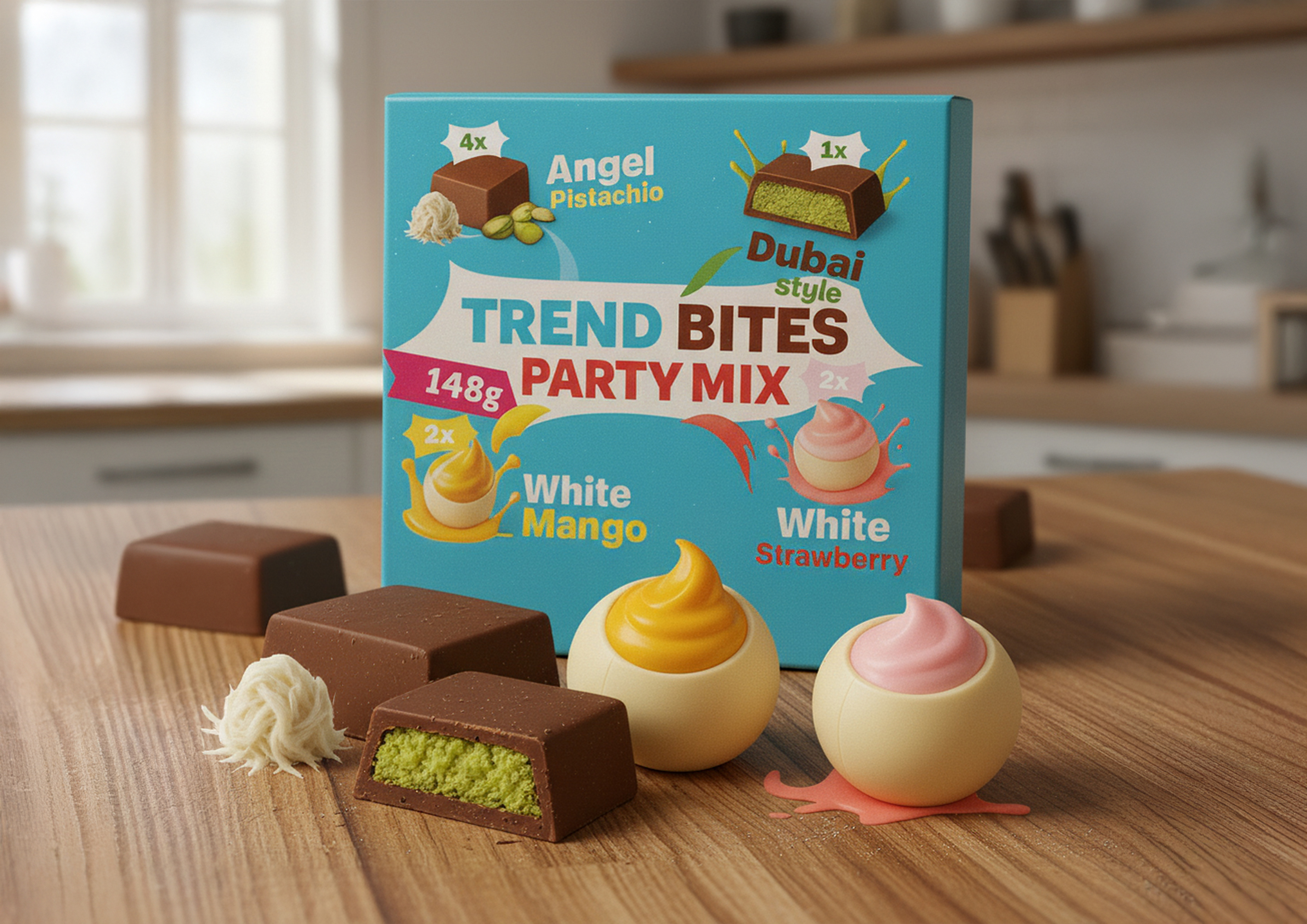 Trend Bites Party Mix - Dubai Style Pralinen