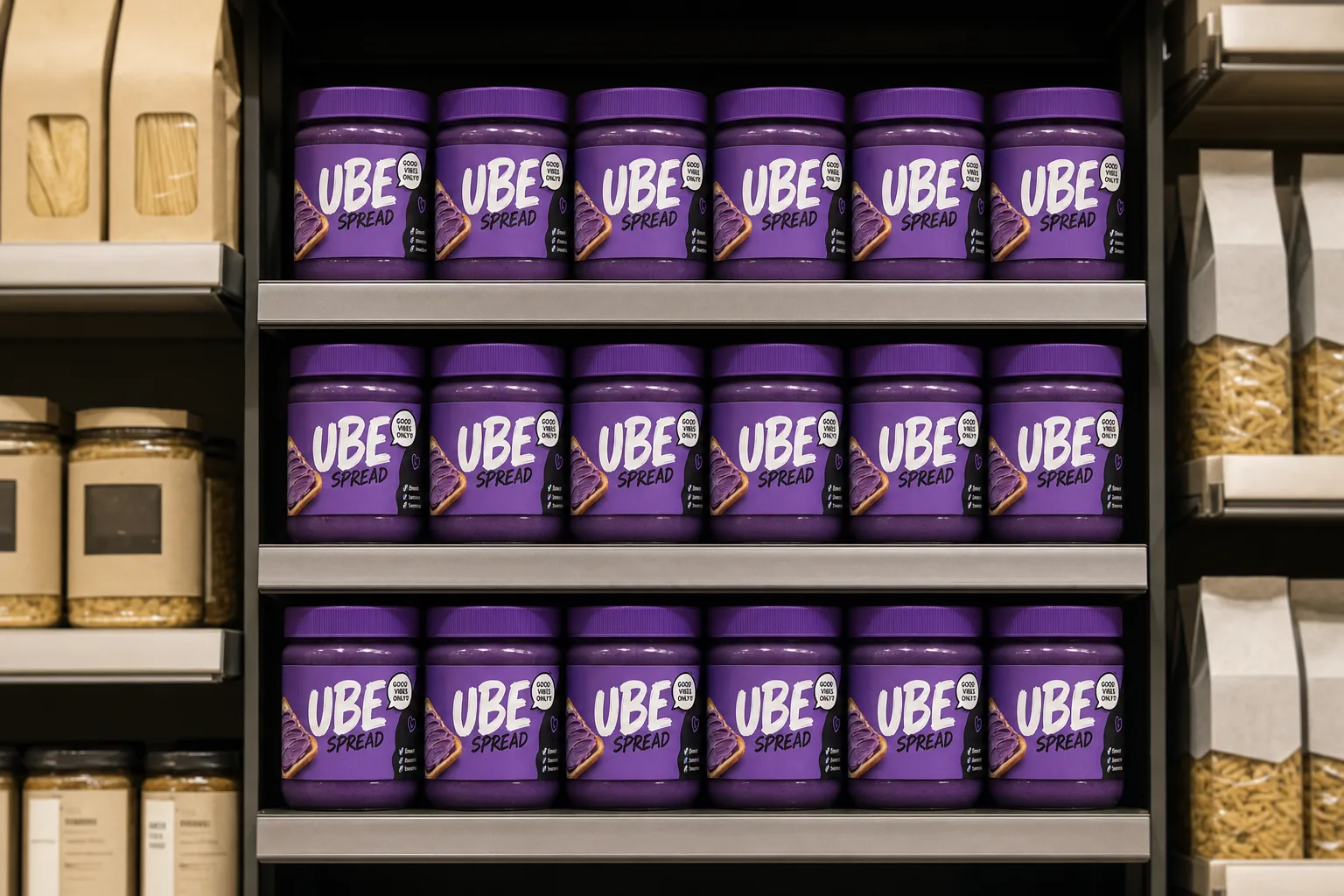 Regal mit einem geschlossenen Block UBE Spread