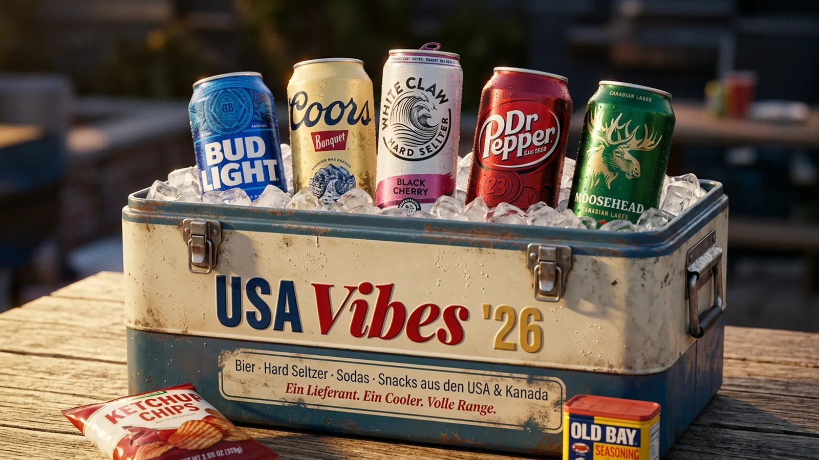USA Vibes - US Beer, Hard Seltzer, Sodas & Snacks
