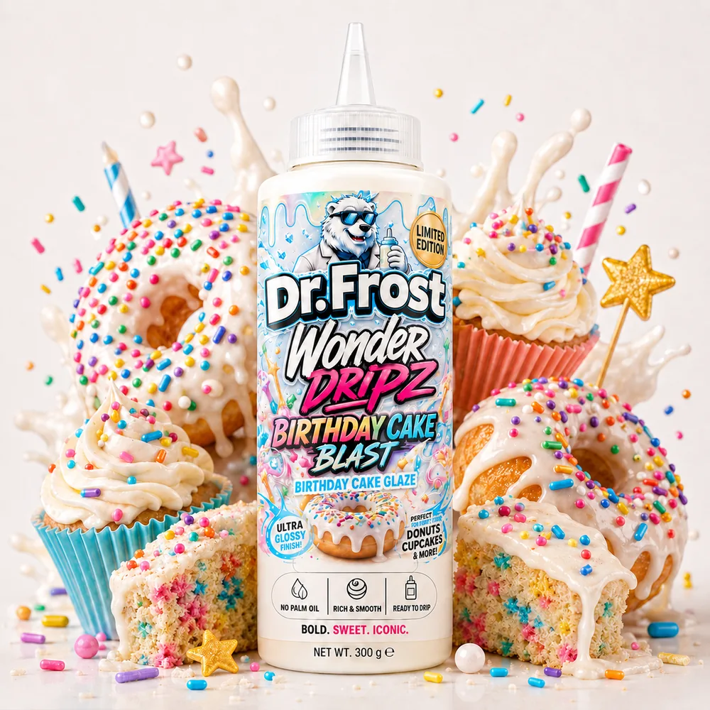 Dr.Frost Wonder Dripz Birthday Cake Blast drip glaze, 300 g