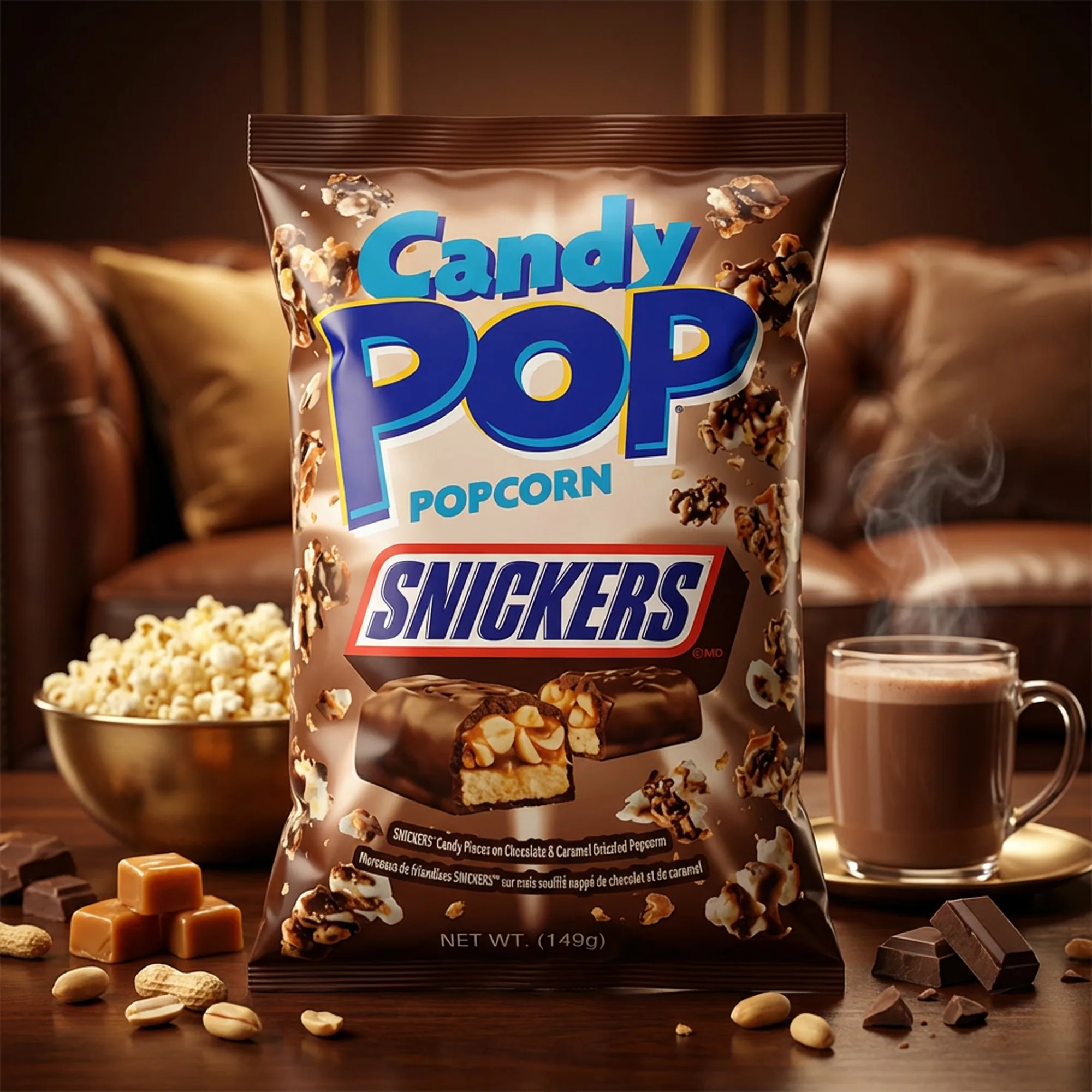 Candy Pop Snickers Popcorn