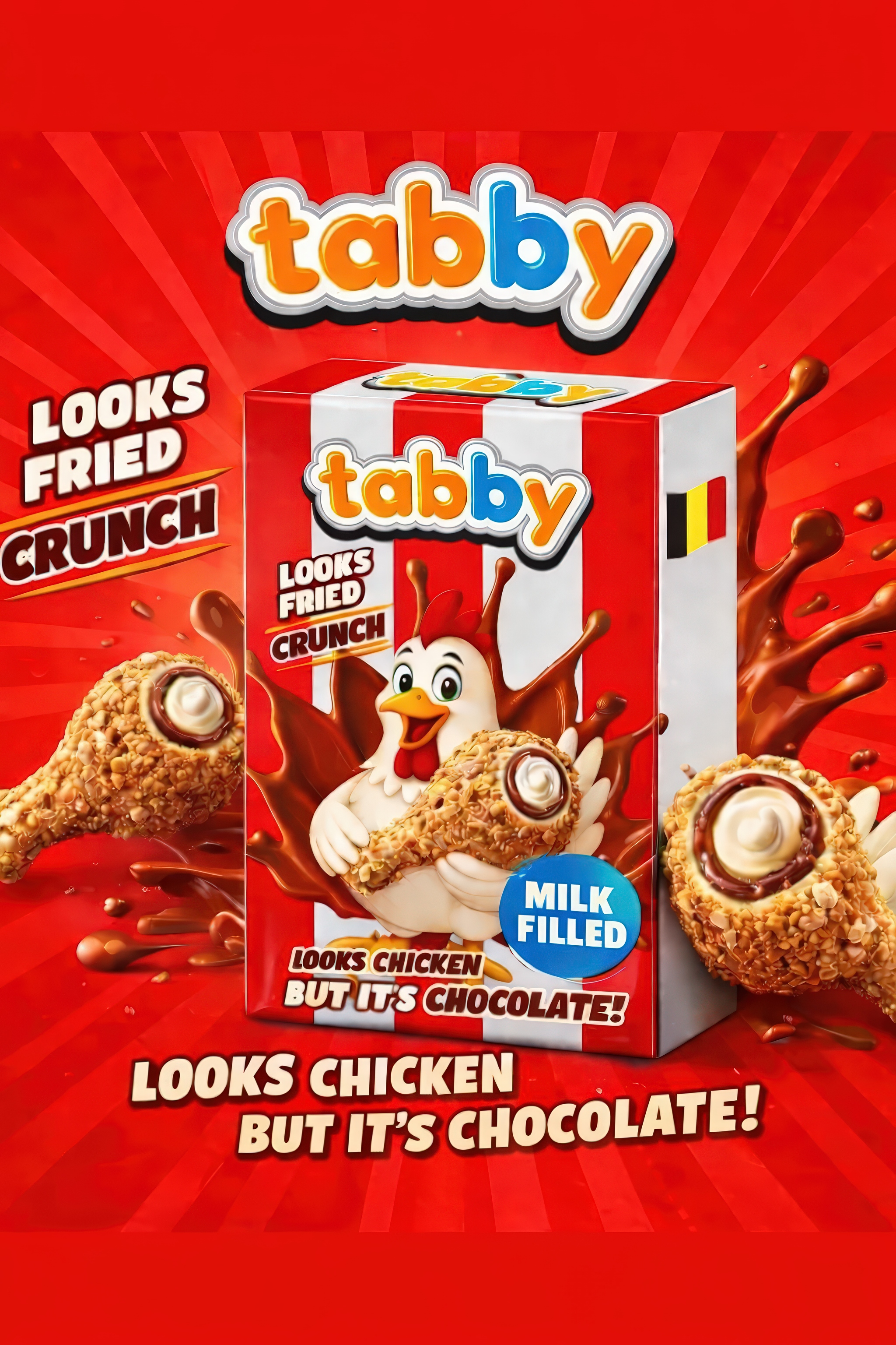 Tabby Chocolate Chicken Drumstick